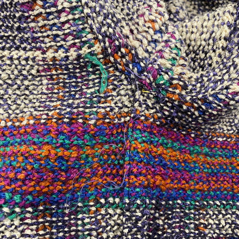 【現状渡し品】【メンズ】 USED ユーズド PATCHWORK KNIT CARDIGAN パッチワーク ニット カーディガン 146-260104-yn-04-izu サイズ：M カラー：マルチ 万代Net店