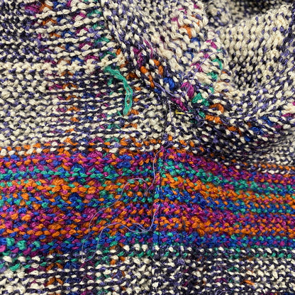 【現状渡し品】【メンズ】 USED ユーズド PATCHWORK KNIT CARDIGAN パッチワーク ニット カーディガン 146-260104-yn-04-izu サイズ：M カラー：マルチ 万代Net店