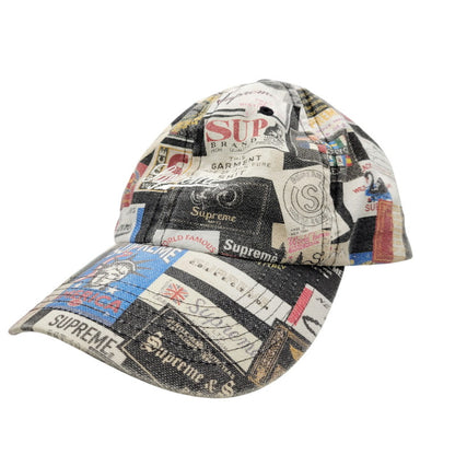 【中古品】【メンズ/レディース】 Supreme シュプリーム LABELS 6-PANEL CAP ラベル 6パネル キャップ 帽子 185-251221-as-01-izu サイズ：F カラー：マルチカラー 万代Net店