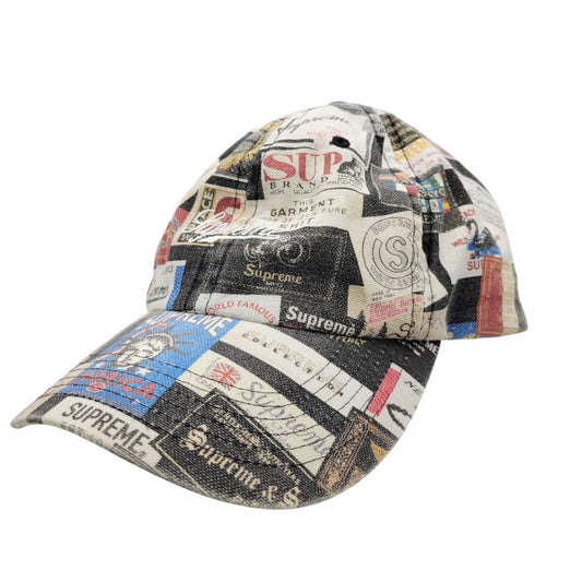 【中古品】【メンズ/レディース】 Supreme シュプリーム LABELS 6-PANEL CAP ラベル 6パネル キャップ 帽子 185-251221-as-01-izu サイズ：F カラー：マルチカラー 万代Net店