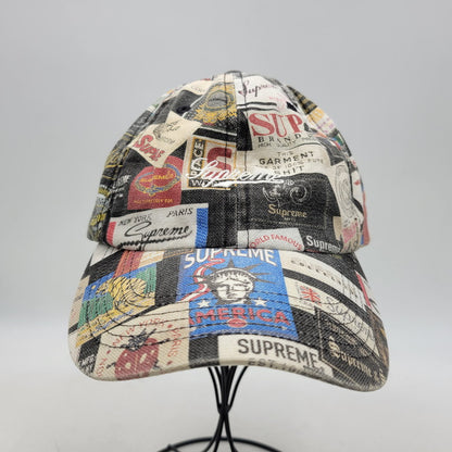 【中古品】【メンズ/レディース】 Supreme シュプリーム LABELS 6-PANEL CAP ラベル 6パネル キャップ 帽子 185-251221-as-01-izu サイズ：F カラー：マルチカラー 万代Net店