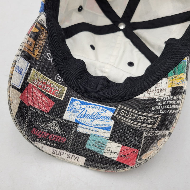 【中古品】【メンズ/レディース】 Supreme シュプリーム LABELS 6-PANEL CAP ラベル 6パネル キャップ 帽子 185-251221-as-01-izu サイズ：F カラー：マルチカラー 万代Net店