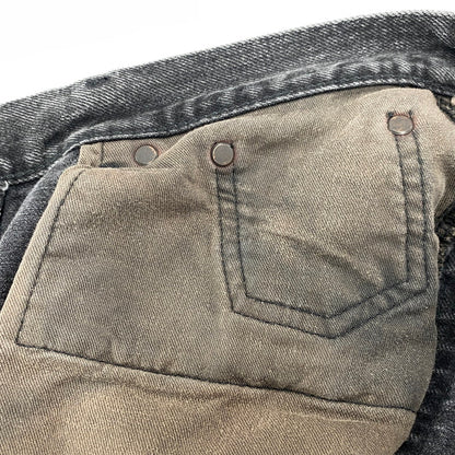 【中古品】【メンズ】 M25A04PT11C ORGANIC COTTON 13.5OZ SELVEDGE DENIM COCOON FIT JEANS オーガニックコットン セルビッチ デニム コクーンフィット ジーンズ ボトムス パンツ 151-251221-kh-03-izu サイズ：1 カラー：ブラック 万代Net店