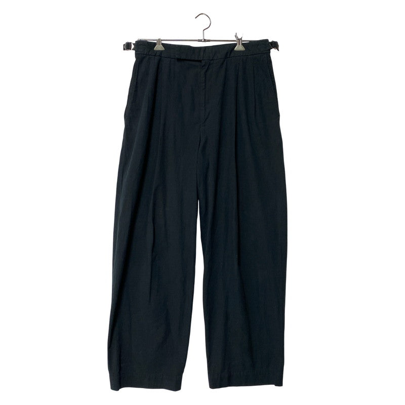 【中古品】【メンズ】 M25E16PT02C DOUBLE PLEATED TROUSERS ダブルプリーテッド トラウザーズ ズボン ボトムス パンツ 151-251221-kh-02-izu サイズ：2 カラー：ブラック 万代Net店