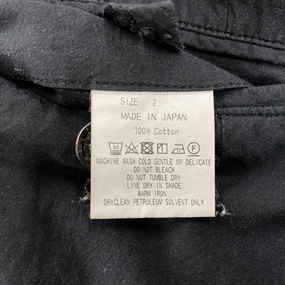 【中古品】【メンズ】 M25E16PT02C DOUBLE PLEATED TROUSERS ダブルプリーテッド トラウザーズ ズボン ボトムス パンツ 151-251221-kh-02-izu サイズ：2 カラー：ブラック 万代Net店