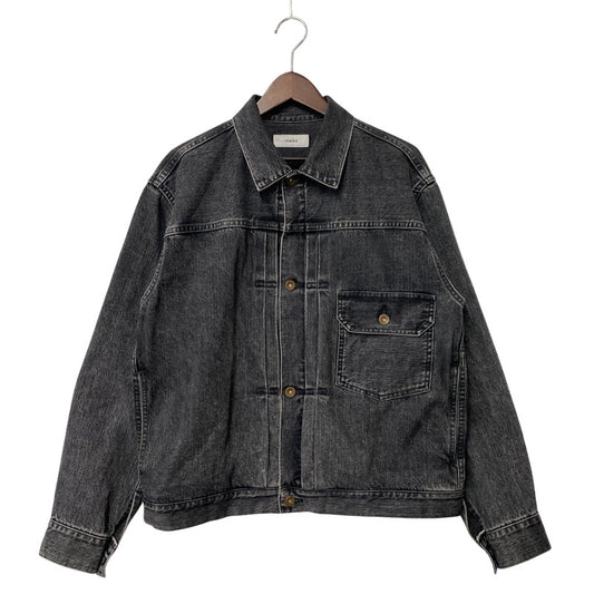 【中古品】【メンズ】 TYPE-1 DENIM JACKET ORGANIC COTTON 13.5OZ SELVEDGE DENIM M25C02BL12C デニムジャケット オーガニックコットン セルビッチデニム 140-251221-as-18-izu サイズ：2 カラー：FADED BLACK 万代Net店