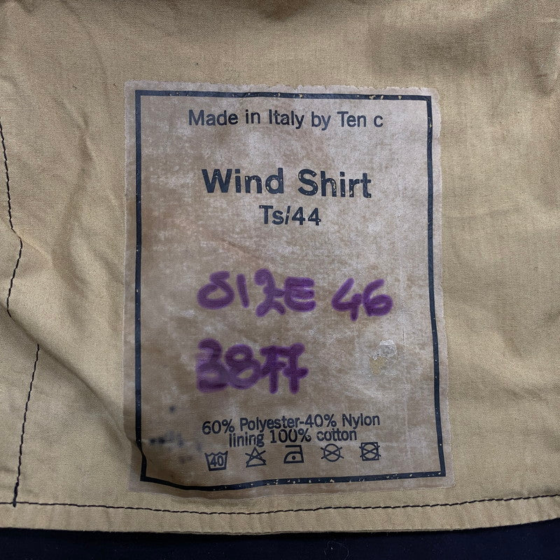 【中古品】【メンズ】 TEN-C テンシー UNITED ARROWS ユナイテッドアローズ ARCHIVE WIND SHIRT アーカイブ ウィンド シャツ ジャケット アウター 141-251224-kh-02-izu サイズ：46 カラー：ブラック 万代Net店