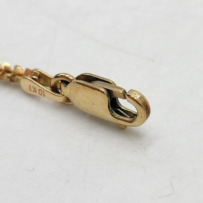 【中古品】【メンズ/レディース】 AVALANCHE アヴァランチ 10KT ツイストスパークルネックレス アクセサリー 192-251221-as-02-izu カラー：ゴールド 万代Net店