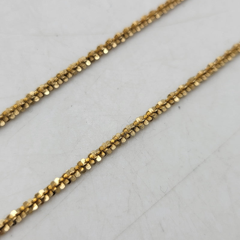 【中古品】【メンズ/レディース】 AVALANCHE アヴァランチ 10KT ツイストスパークルネックレス アクセサリー 192-251221-as-02-izu カラー：ゴールド 万代Net店