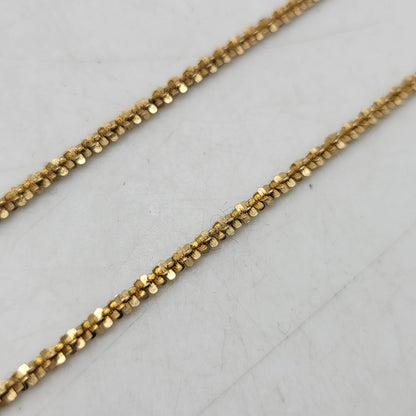 【中古品】【メンズ/レディース】 AVALANCHE アヴァランチ 10KT ツイストスパークルネックレス アクセサリー 192-251221-as-02-izu カラー：ゴールド 万代Net店