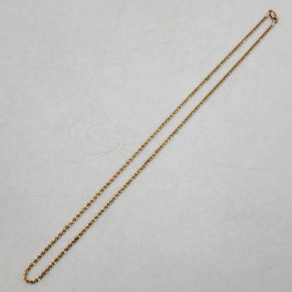 【中古品】【メンズ/レディース】 AVALANCHE アヴァランチ 10KT ツイストスパークルネックレス アクセサリー 192-251221-as-02-izu カラー：ゴールド 万代Net店