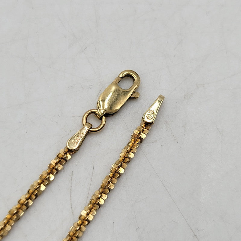 【中古品】【メンズ/レディース】 AVALANCHE アヴァランチ 10KT ツイストスパークルネックレス アクセサリー 192-251221-as-02-izu カラー：ゴールド 万代Net店