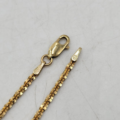 【中古品】【メンズ/レディース】 AVALANCHE アヴァランチ 10KT ツイストスパークルネックレス アクセサリー 192-251221-as-02-izu カラー：ゴールド 万代Net店