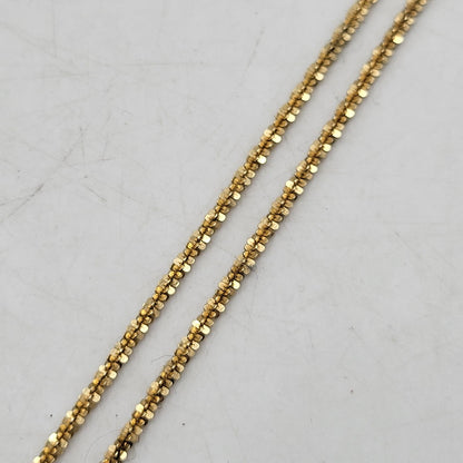 【中古品】【メンズ/レディース】 AVALANCHE アヴァランチ 10KT ツイストスパークルネックレス アクセサリー 192-251221-as-02-izu カラー：ゴールド 万代Net店