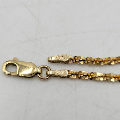 【中古品】【メンズ/レディース】 AVALANCHE アヴァランチ 10KT ツイストスパークルネックレス アクセサリー 192-251221-as-02-izu カラー：ゴールド 万代Net店