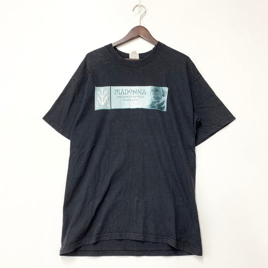 【中古品】【メンズ】 SCREEN STARS スクリーンスターズ c2001 MADONNA マドンナ DROWNED WORLD TOUR ドラウンド ワールド ツアー TEE Ｔシャツ トップス 半袖 146-251223-ya-07-izu サイズ：L カラー：BLACK 万代Net店