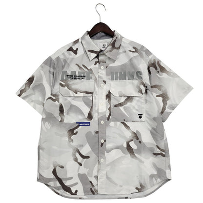 【中古品】【メンズ】 AAPE BY A BATHING APE エーエイプバイアベイシングエイプ AAPE SHORT SLEEVE SHIRT AAPSRM8528XAO ショートスリーブシャツ 半袖 トップス 142-251223-as-12-izu サイズ：S カラー：マルチカラー 万代Net店