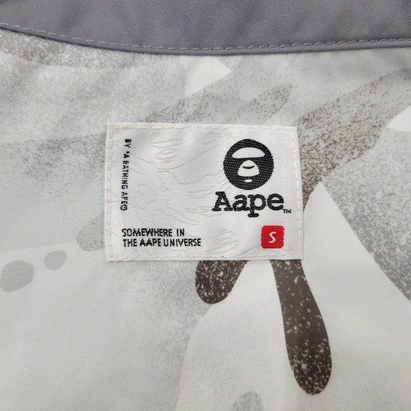 【中古品】【メンズ】 AAPE BY A BATHING APE エーエイプバイアベイシングエイプ AAPE SHORT SLEEVE SHIRT AAPSRM8528XAO ショートスリーブシャツ 半袖 トップス 142-251223-as-12-izu サイズ：S カラー：マルチカラー 万代Net店