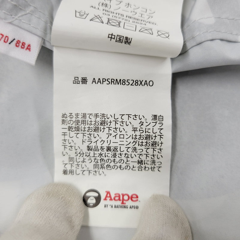 【中古品】【メンズ】 AAPE BY A BATHING APE エーエイプバイアベイシングエイプ AAPE SHORT SLEEVE SHIRT AAPSRM8528XAO ショートスリーブシャツ 半袖 トップス 142-251223-as-12-izu サイズ：S カラー：マルチカラー 万代Net店