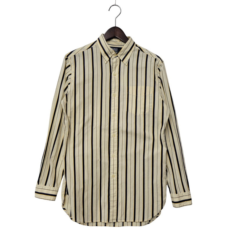 【中古品】【メンズ】 MERTON DRESS STRIPE LS SHIRT マートン ドレス ストライプ ロングスリーブ シャツ トップス 長袖 146-260201-kh-01-izu サイズ：S カラー：ベージュ系 万代Net店
