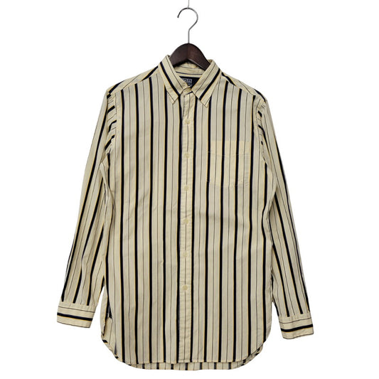 【中古品】【メンズ】 MERTON DRESS STRIPE LS SHIRT マートン ドレス ストライプ ロングスリーブ シャツ トップス 長袖 146-260201-kh-01-izu サイズ：S カラー：ベージュ系 万代Net店
