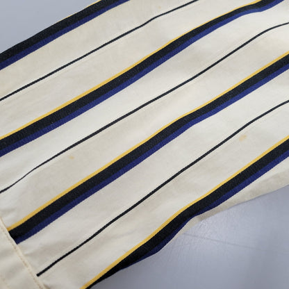 【中古品】【メンズ】 MERTON DRESS STRIPE LS SHIRT マートン ドレス ストライプ ロングスリーブ シャツ トップス 長袖 146-260201-kh-01-izu サイズ：S カラー：ベージュ系 万代Net店