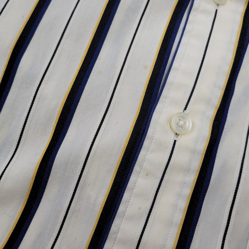 【中古品】【メンズ】 MERTON DRESS STRIPE LS SHIRT マートン ドレス ストライプ ロングスリーブ シャツ トップス 長袖 146-260201-kh-01-izu サイズ：S カラー：ベージュ系 万代Net店