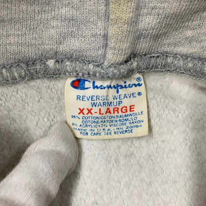 【現状渡し品】【メンズ】 Champion チャンピオン USA製 トリコタグ後期 80S GEORGE MASON UNIVERSITY REVERSE WEAVE HOODED SWEATSHIRT ジョージ メイソン ユニバーシティ リバースウィーブ フーデッド スウェットシャツ トップス 長袖 146-251222-cs-12-izu サイズ：XXL カラー：グレー 万代Net店