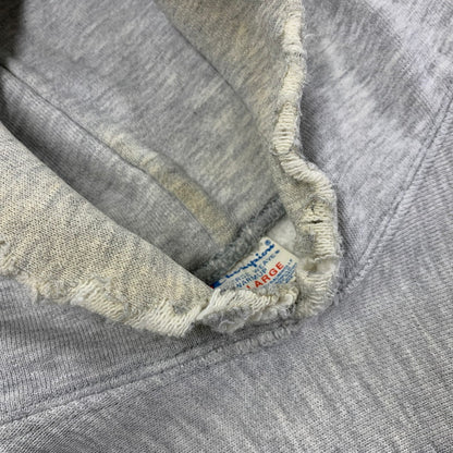 【現状渡し品】【メンズ】 Champion チャンピオン USA製 トリコタグ後期 80S GEORGE MASON UNIVERSITY REVERSE WEAVE HOODED SWEATSHIRT ジョージ メイソン ユニバーシティ リバースウィーブ フーデッド スウェットシャツ トップス 長袖 146-251222-cs-12-izu サイズ：XXL カラー：グレー 万代Net店