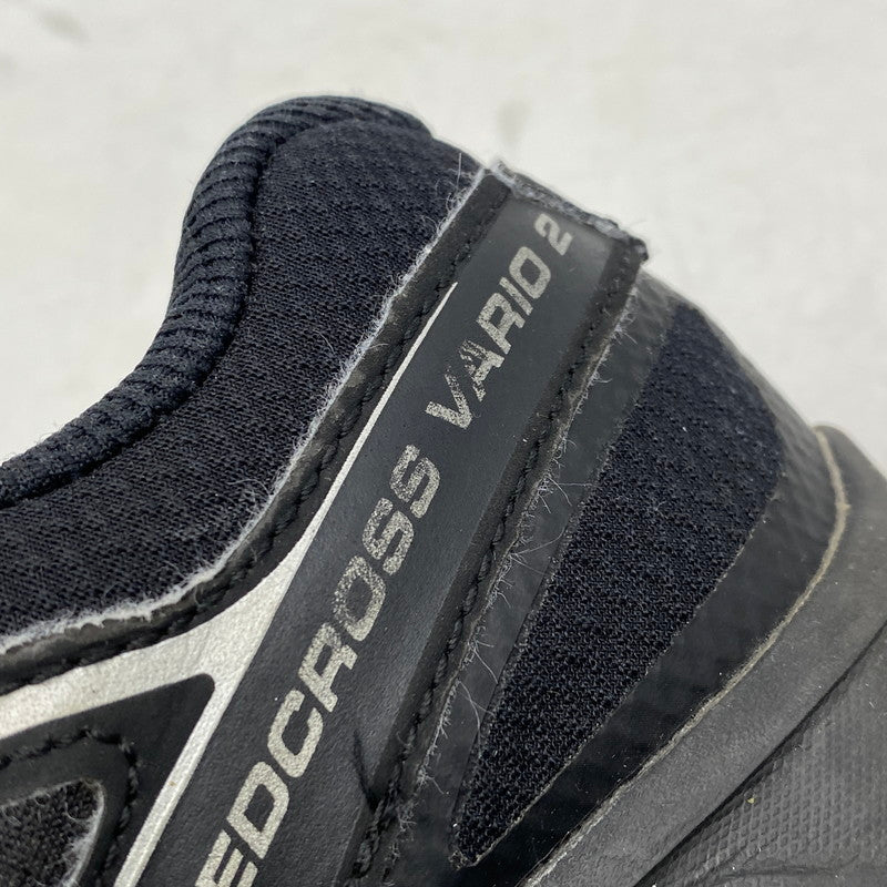 【中古品】【メンズ/レディース】 SALOMON サロモン SPEEDCROSS VARIO 2 187982 スピードクロス バリオ 2 スニーカー シューズ 靴 162-251228-as-20-izu サイズ：26cm カラー：ブラック 万代Net店