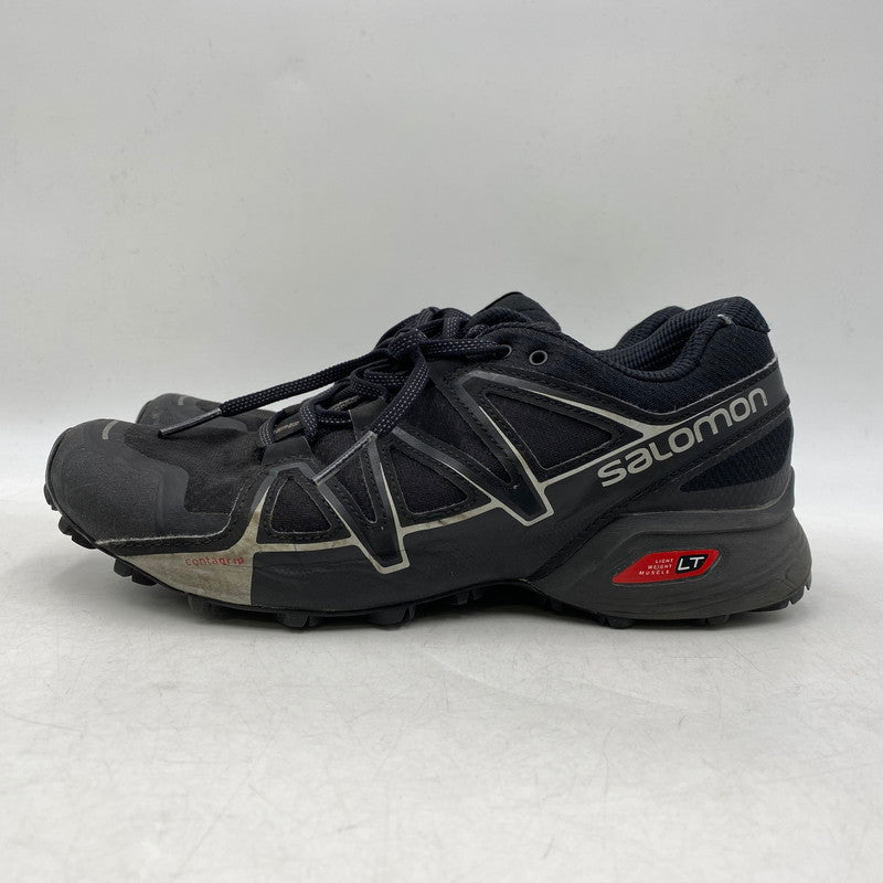【中古品】【メンズ/レディース】 SALOMON サロモン SPEEDCROSS VARIO 2 187982 スピードクロス バリオ 2 スニーカー シューズ 靴 162-251228-as-20-izu サイズ：26cm カラー：ブラック 万代Net店