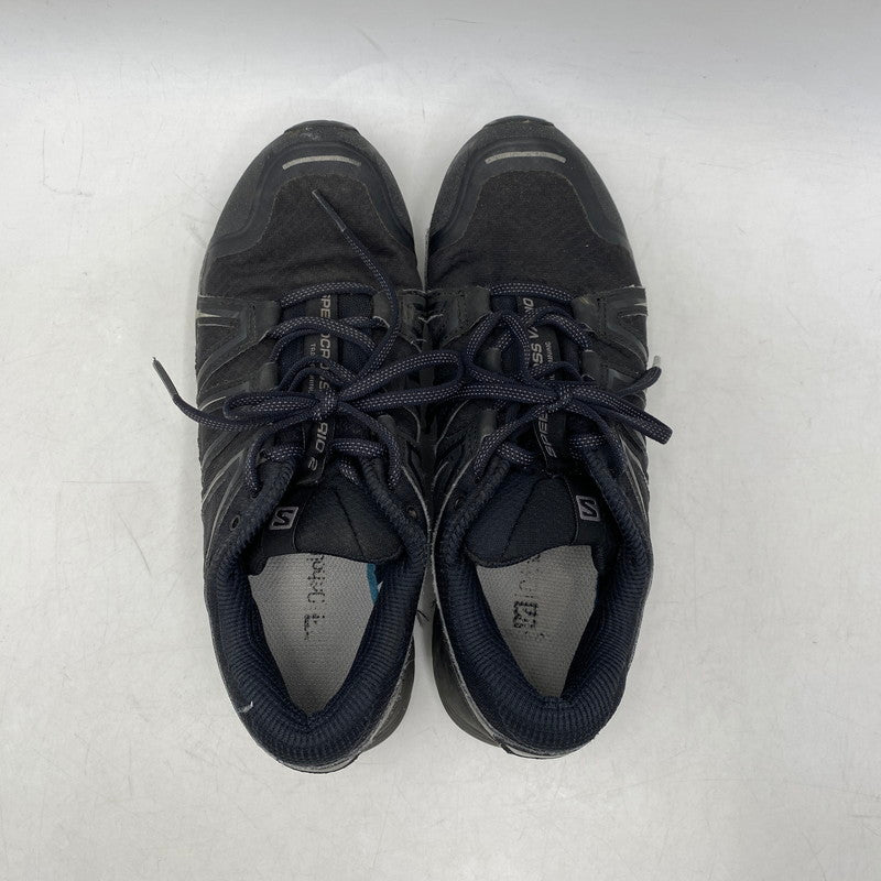 【中古品】【メンズ/レディース】 SALOMON サロモン SPEEDCROSS VARIO 2 187982 スピードクロス バリオ 2 スニーカー シューズ 靴 162-251228-as-20-izu サイズ：26cm カラー：ブラック 万代Net店