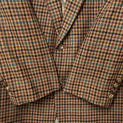 【中古品】【メンズ】 JOSEPH HOYLE WOOL CHECK 2B TAILORED JACKET ウール チェック 2B テーラード ジャケット 021-5-BR-OV アウター 146-251227-yn-06-izu サイズ：C98-W88-T180 カラー：マルチ 万代Net店