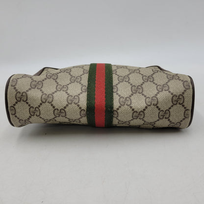 【現状渡し品】【メンズ/レディース】 OLD GUCCI オールドグッチ 89.01.012 シェリーライン GGプラス ポーチ カバン バッグ 鞄 180-251223-as-03-izu カラー：ブラウン系 万代Net店