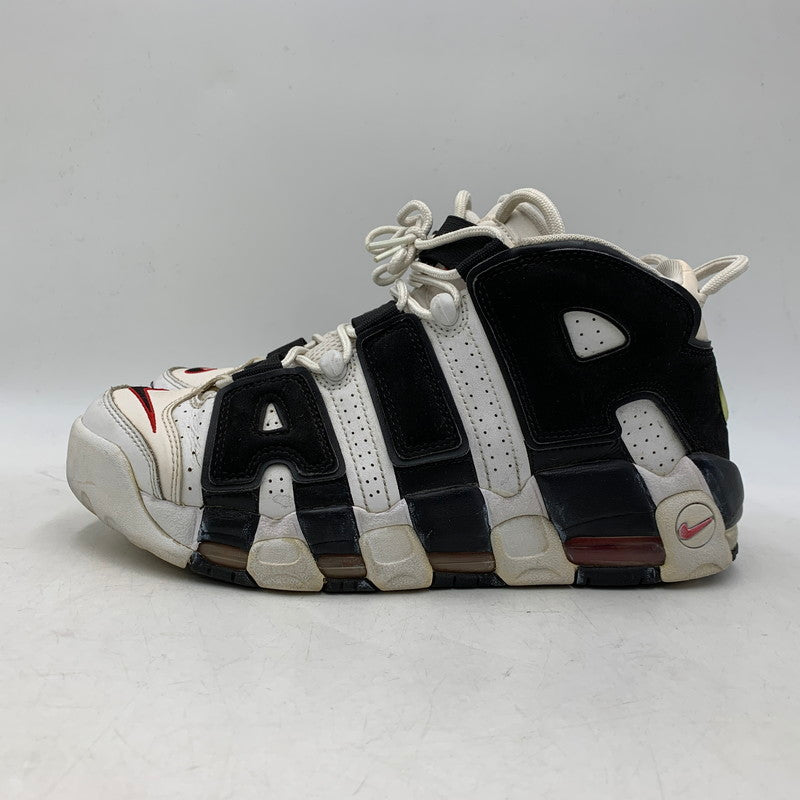 【現状渡し品】【メンズ/レディース】 AIR MORE UPTEMPO 414962-105 エア モアアップテンポ スニーカー シューズ 靴 160-251228-as-23-izu サイズ：26cm カラー：WHITE/BLACK-UNIVERSITY RED 万代Net店