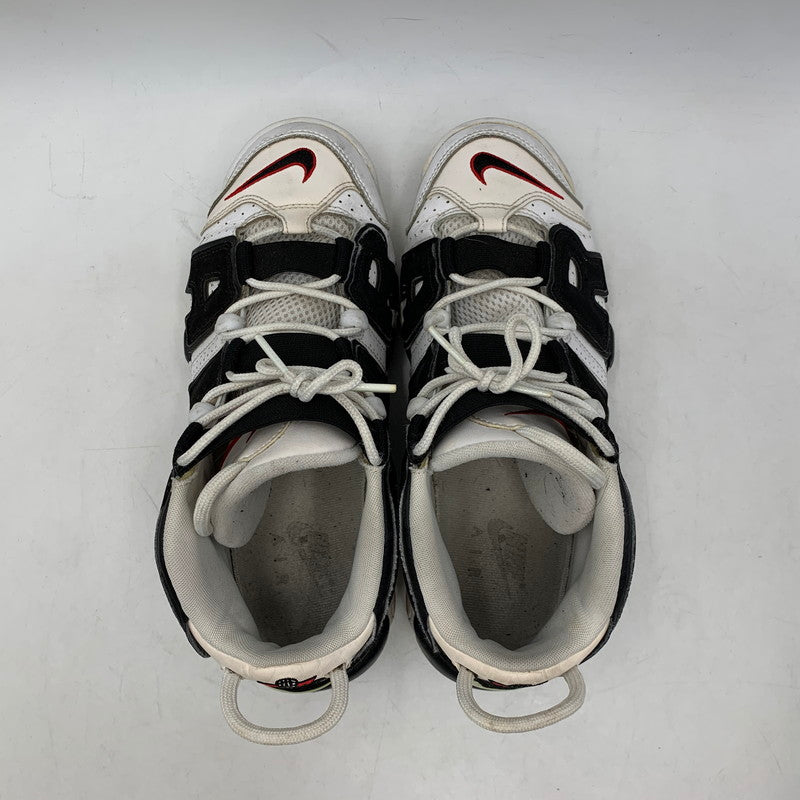 【現状渡し品】【メンズ/レディース】 AIR MORE UPTEMPO 414962-105 エア モアアップテンポ スニーカー シューズ 靴 160-251228-as-23-izu サイズ：26cm カラー：WHITE/BLACK-UNIVERSITY RED 万代Net店