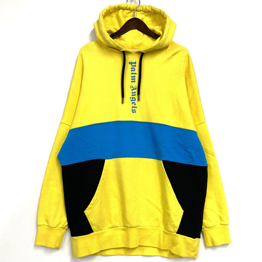 【中古品】【メンズ】 PALM ANGELS パームエンジェルス OVERSIZED LOGO HOODIE PMBB038S19441001 オーバーサイズ ロゴ フーディー パーカー 長袖 トップス 141-251228-as-12-izu サイズ：M カラー：マルチカラー 万代Net店