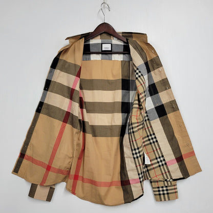 【中古品】【メンズ】 LOGO RUBBER PRINT PATCHWORK L/S SHIRT THTHAGAR129SAM ロゴ ラバー プリント パッチワーク ロングスリーブ シャツ ノバチェック 長袖 トップス 141-251223-as-10-izu サイズ：M カラー：マルチカラー 万代Net店