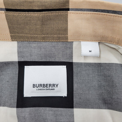 【中古品】【メンズ】 LOGO RUBBER PRINT PATCHWORK L/S SHIRT THTHAGAR129SAM ロゴ ラバー プリント パッチワーク ロングスリーブ シャツ ノバチェック 長袖 トップス 141-251223-as-10-izu サイズ：M カラー：マルチカラー 万代Net店