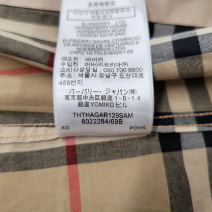 【中古品】【メンズ】 LOGO RUBBER PRINT PATCHWORK L/S SHIRT THTHAGAR129SAM ロゴ ラバー プリント パッチワーク ロングスリーブ シャツ ノバチェック 長袖 トップス 141-251223-as-10-izu サイズ：M カラー：マルチカラー 万代Net店