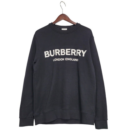 【中古品】【メンズ】 BURBERRY LONDON ENGLAND CENTER LOGO SWEAT 8011357 センター ロゴ スウェット 長袖 トップス 141-251223-as-11-izu サイズ：S カラー：ブラック 万代Net店