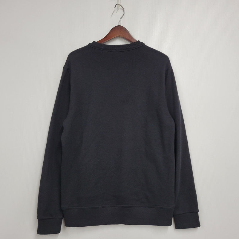 【中古品】【メンズ】 BURBERRY LONDON ENGLAND CENTER LOGO SWEAT 8011357 センター ロゴ スウェット 長袖 トップス 141-251223-as-11-izu サイズ：S カラー：ブラック 万代Net店