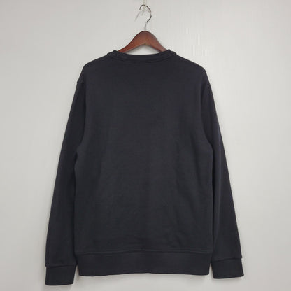 【中古品】【メンズ】 BURBERRY LONDON ENGLAND CENTER LOGO SWEAT 8011357 センター ロゴ スウェット 長袖 トップス 141-251223-as-11-izu サイズ：S カラー：ブラック 万代Net店