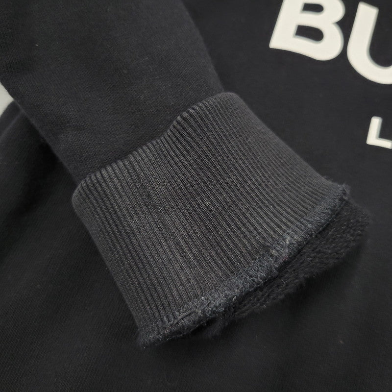 【中古品】【メンズ】 BURBERRY LONDON ENGLAND CENTER LOGO SWEAT 8011357 センター ロゴ スウェット 長袖 トップス 141-251223-as-11-izu サイズ：S カラー：ブラック 万代Net店