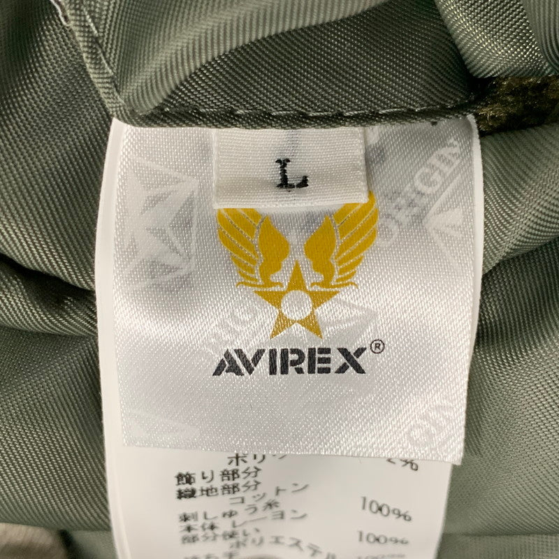 【中古品】【メンズ】 AVIREX アヴィレックス 783-3952033 MA-1 FLIGHT JACKET TOM CAT フライト ジャケット トム キャット アウター 145-251222-cs-09-izu サイズ：L カラー：カーキ 万代Net店