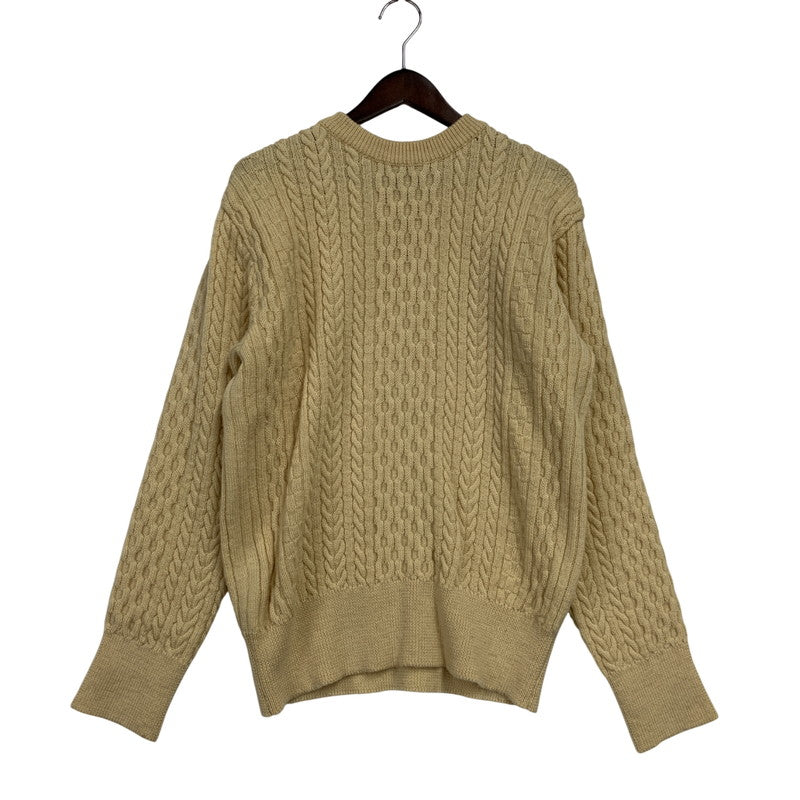 【中古品】【メンズ】 ORGUEIL オルゲイユ OR-4026 CABLE KNIT SWEATER ケーブル ニット セーター トップス 長袖 145-251222-cs-13-izu サイズ：42 カラー：ベージュ 万代Net店