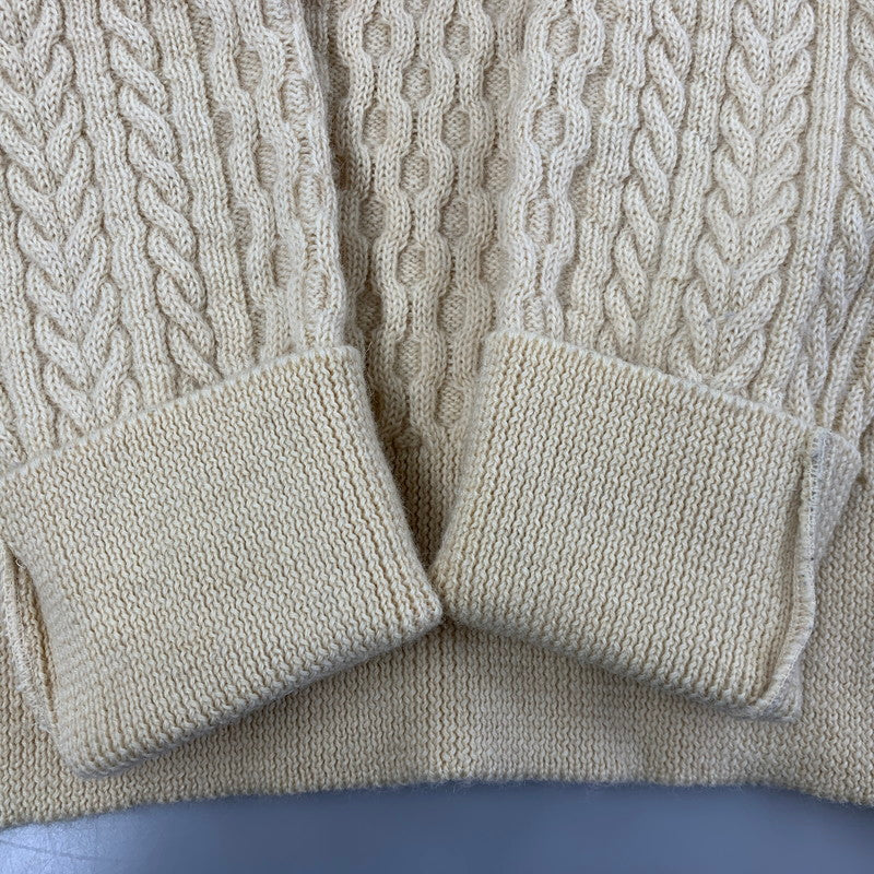 【中古品】【メンズ】 ORGUEIL オルゲイユ OR-4026 CABLE KNIT SWEATER ケーブル ニット セーター トップス 長袖 145-251222-cs-13-izu サイズ：42 カラー：ベージュ 万代Net店