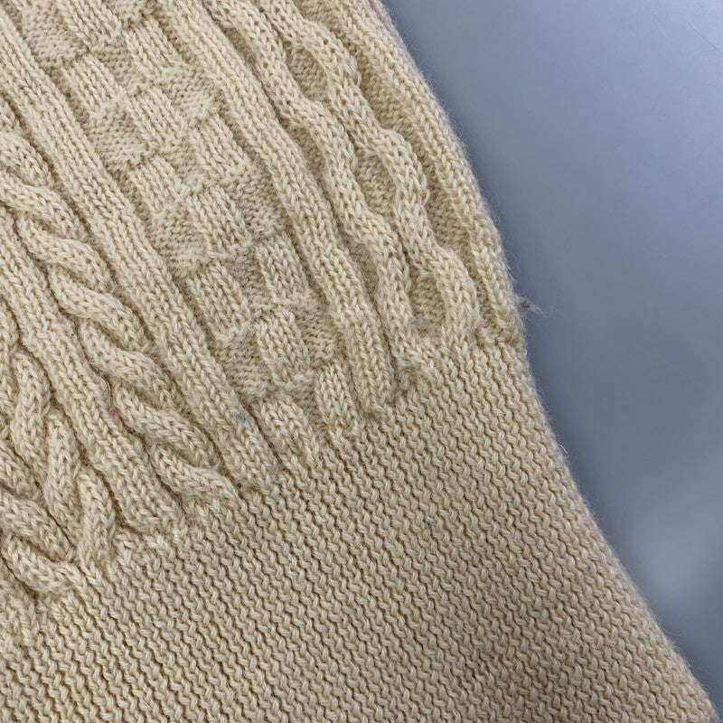 【中古品】【メンズ】 ORGUEIL オルゲイユ OR-4026 CABLE KNIT SWEATER ケーブル ニット セーター トップス 長袖 145-251222-cs-13-izu サイズ：42 カラー：ベージュ 万代Net店