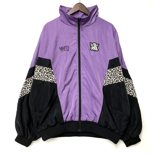 【中古品】【メンズ】 9090 ナインティナインティ NN1133 ANIMAL TRACK JACKET アニマル トラック ジャケット アウター 142-251229-hk-02-izu サイズ：XL カラー：パープル×ブラック 万代Net店