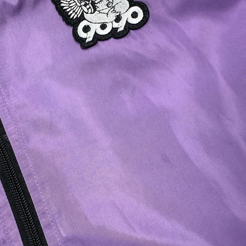 【中古品】【メンズ】 9090 ナインティナインティ NN1133 ANIMAL TRACK JACKET アニマル トラック ジャケット アウター 142-251229-hk-02-izu サイズ：XL カラー：パープル×ブラック 万代Net店
